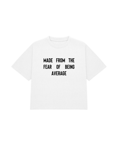 ABV AVG TEE IN WHITE