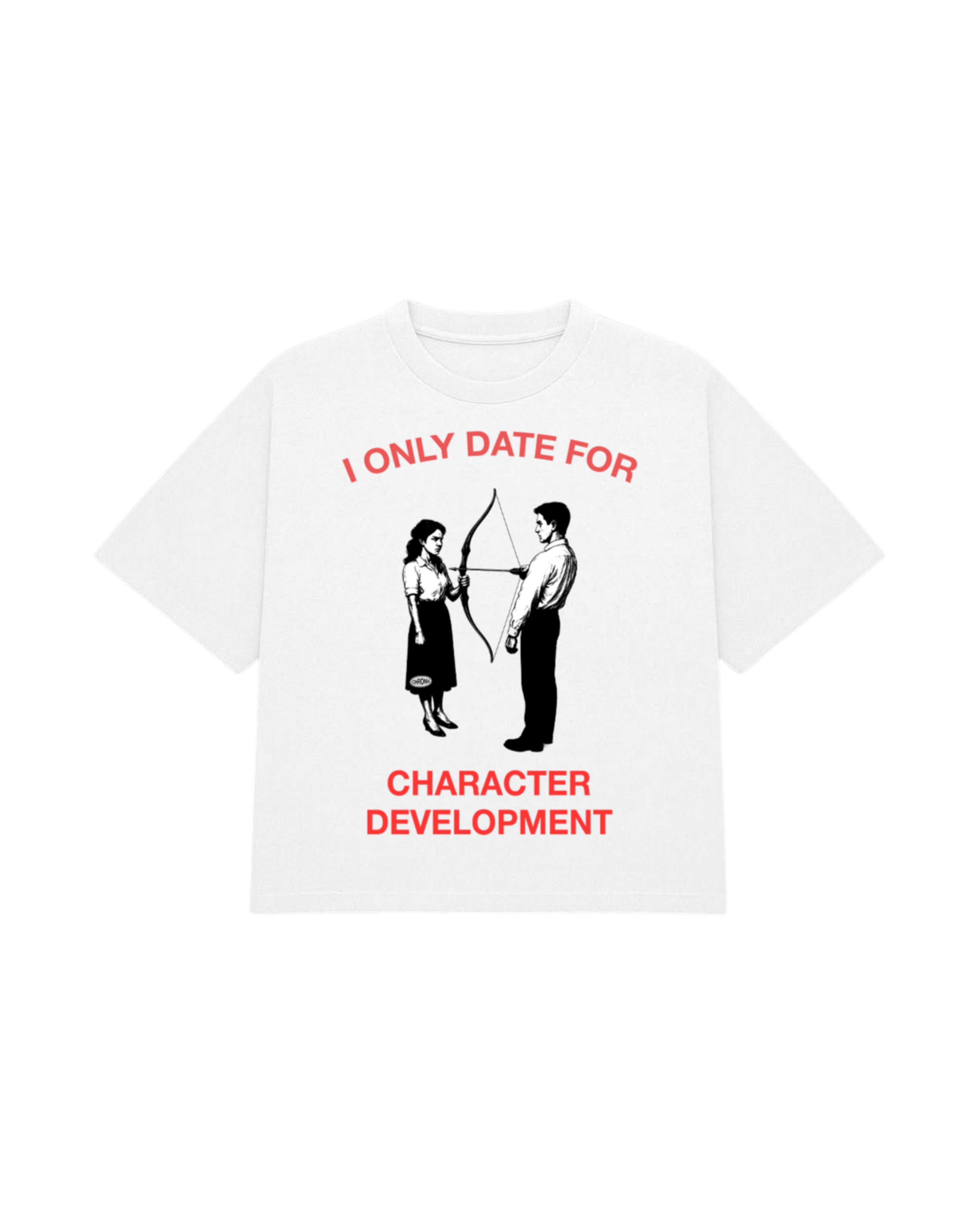 DATE TEE IN WHITE